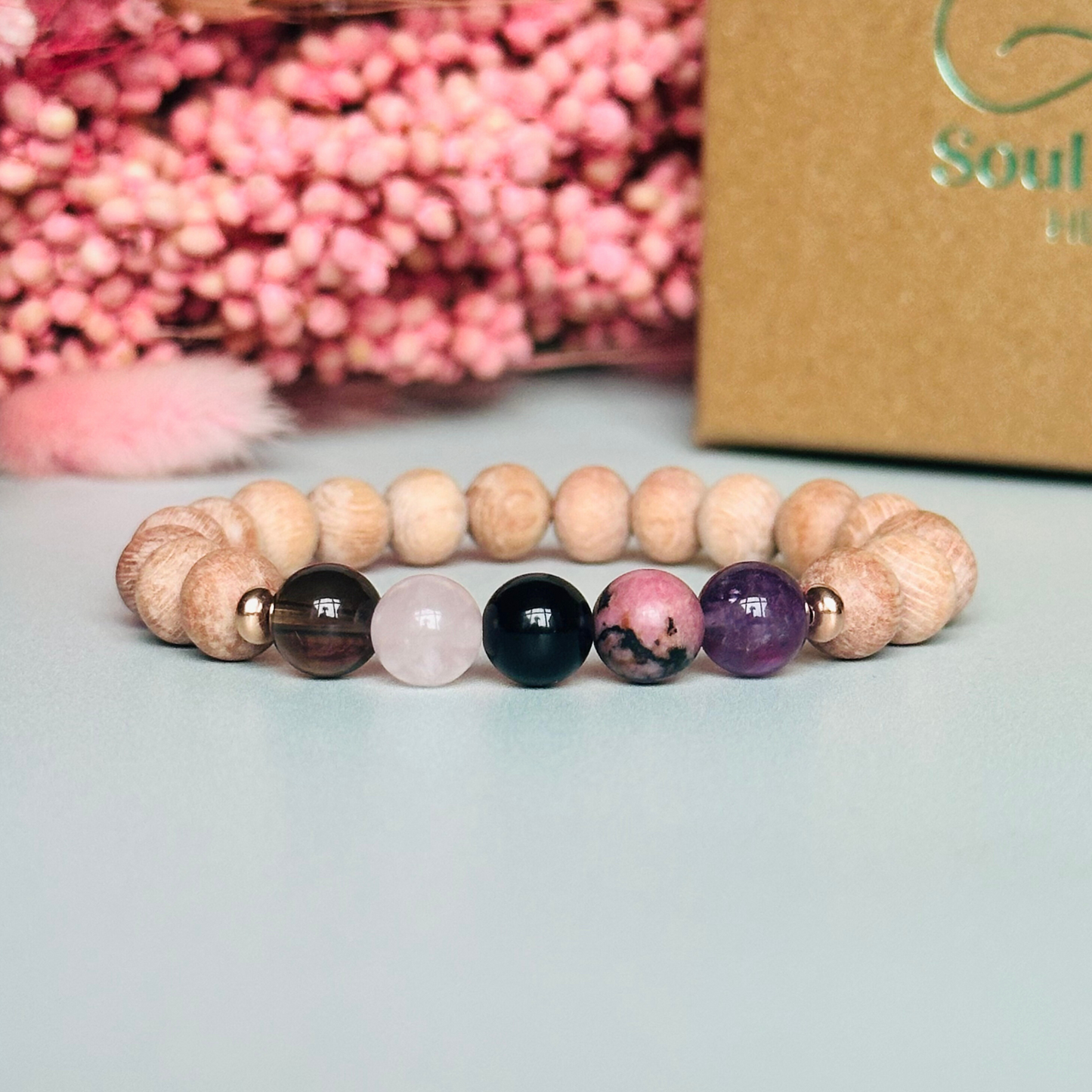 Grief support essential oil diffuser bracelet