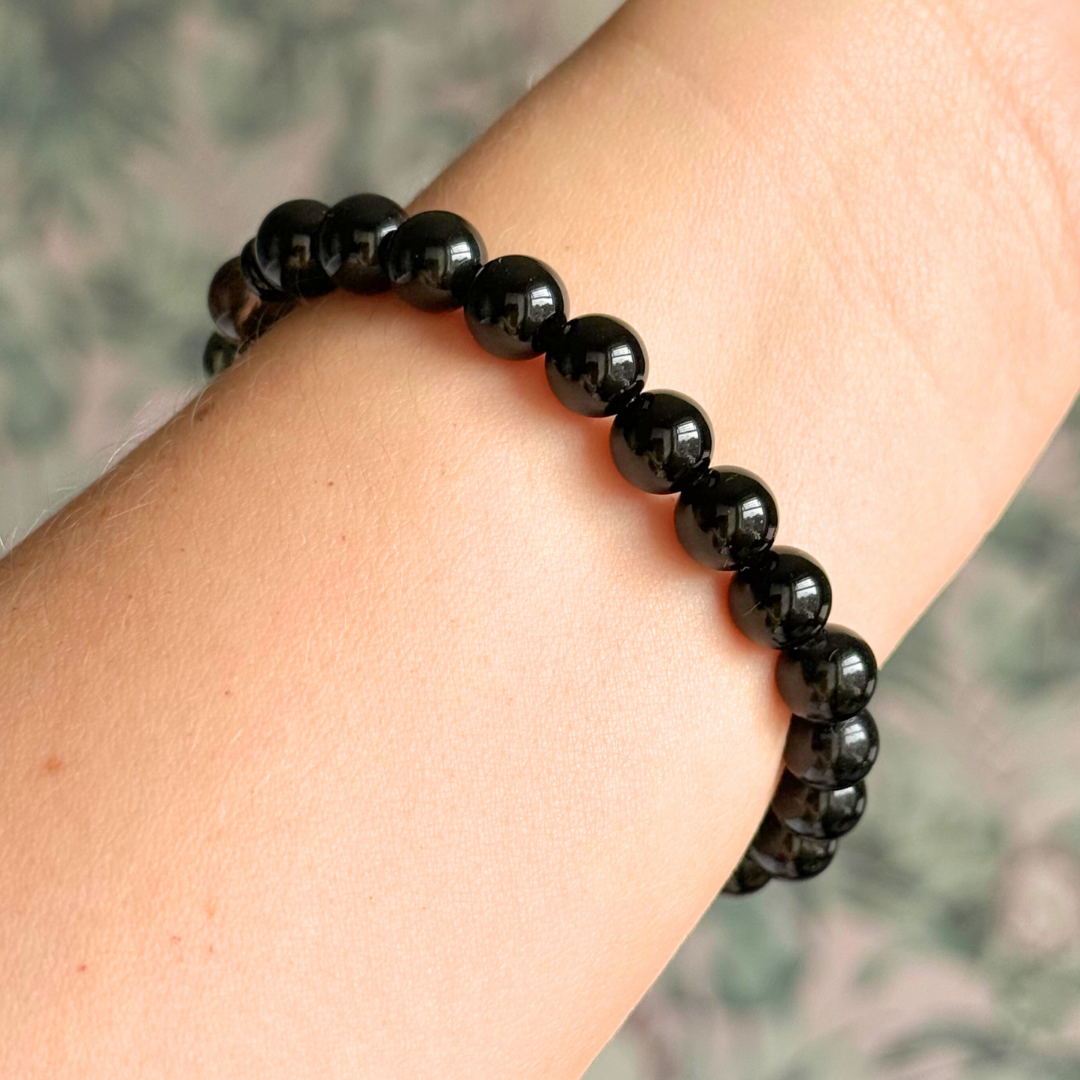 Mens grief support crystal bracelet
