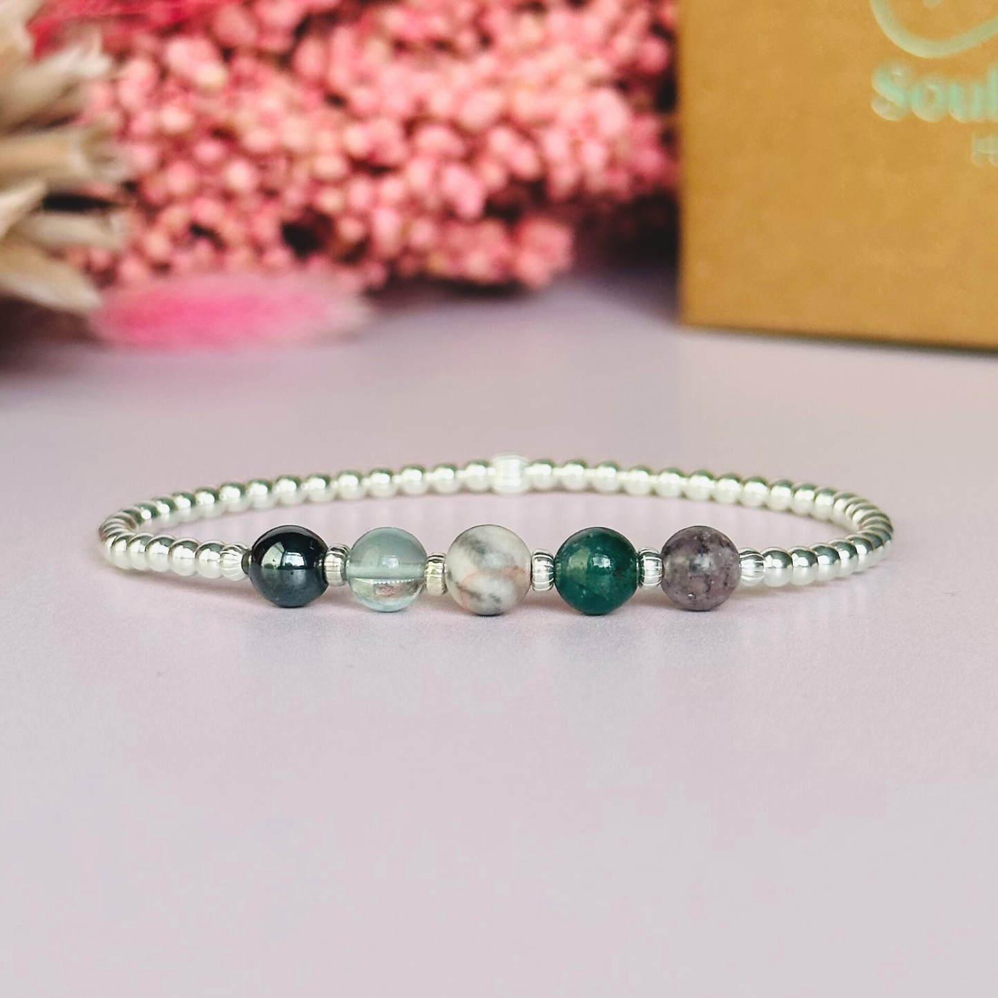Sterling silver focus bracelet
