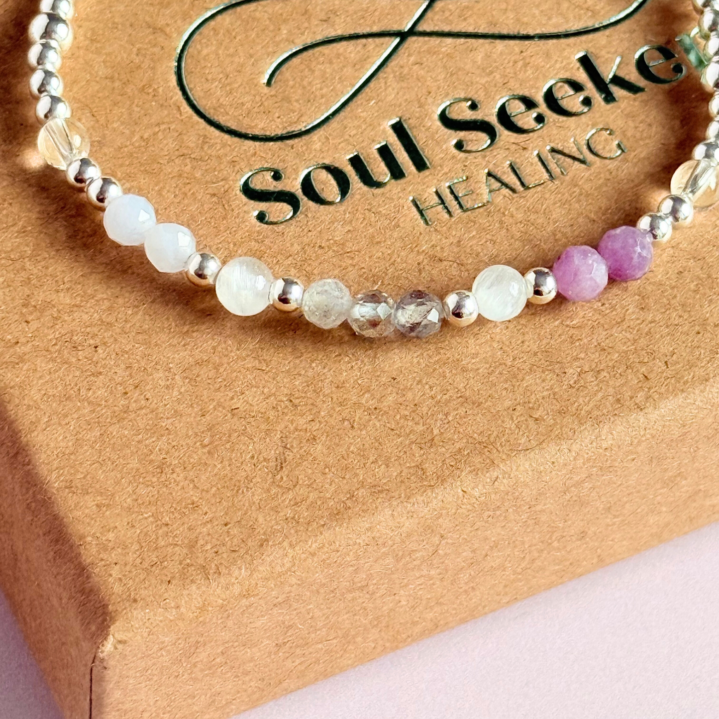 Silent Night festive crystal bracelet