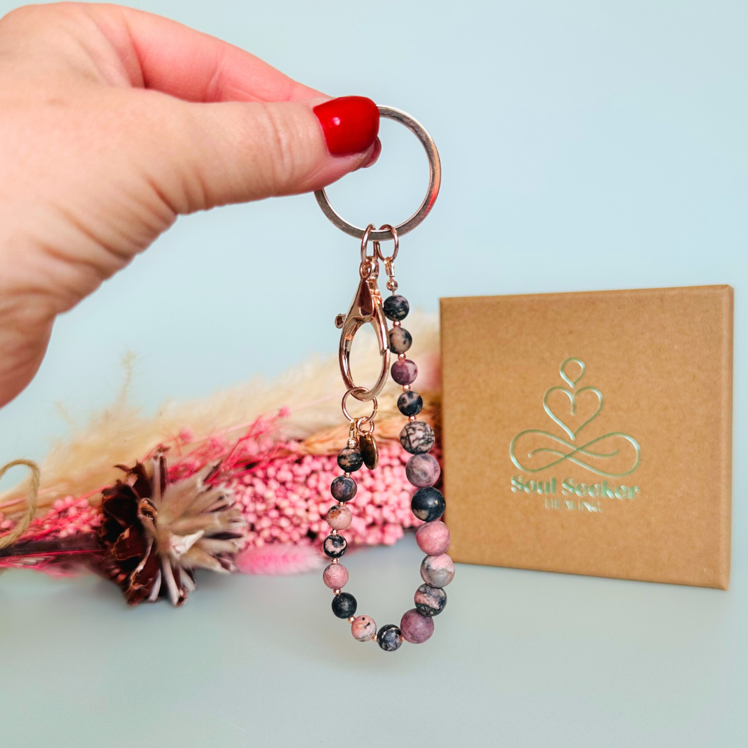 Rhodonite 4-7-8 breath work beads