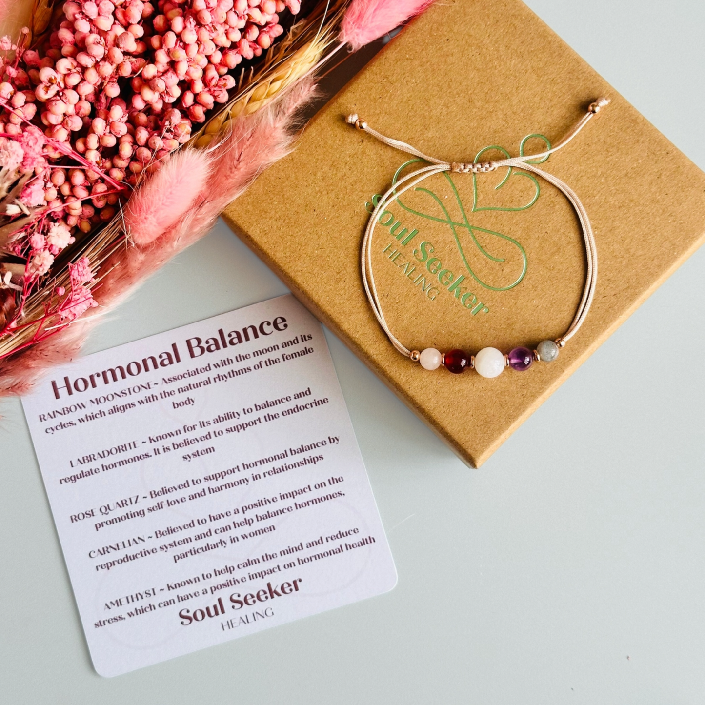 Hormonal balance bracelet