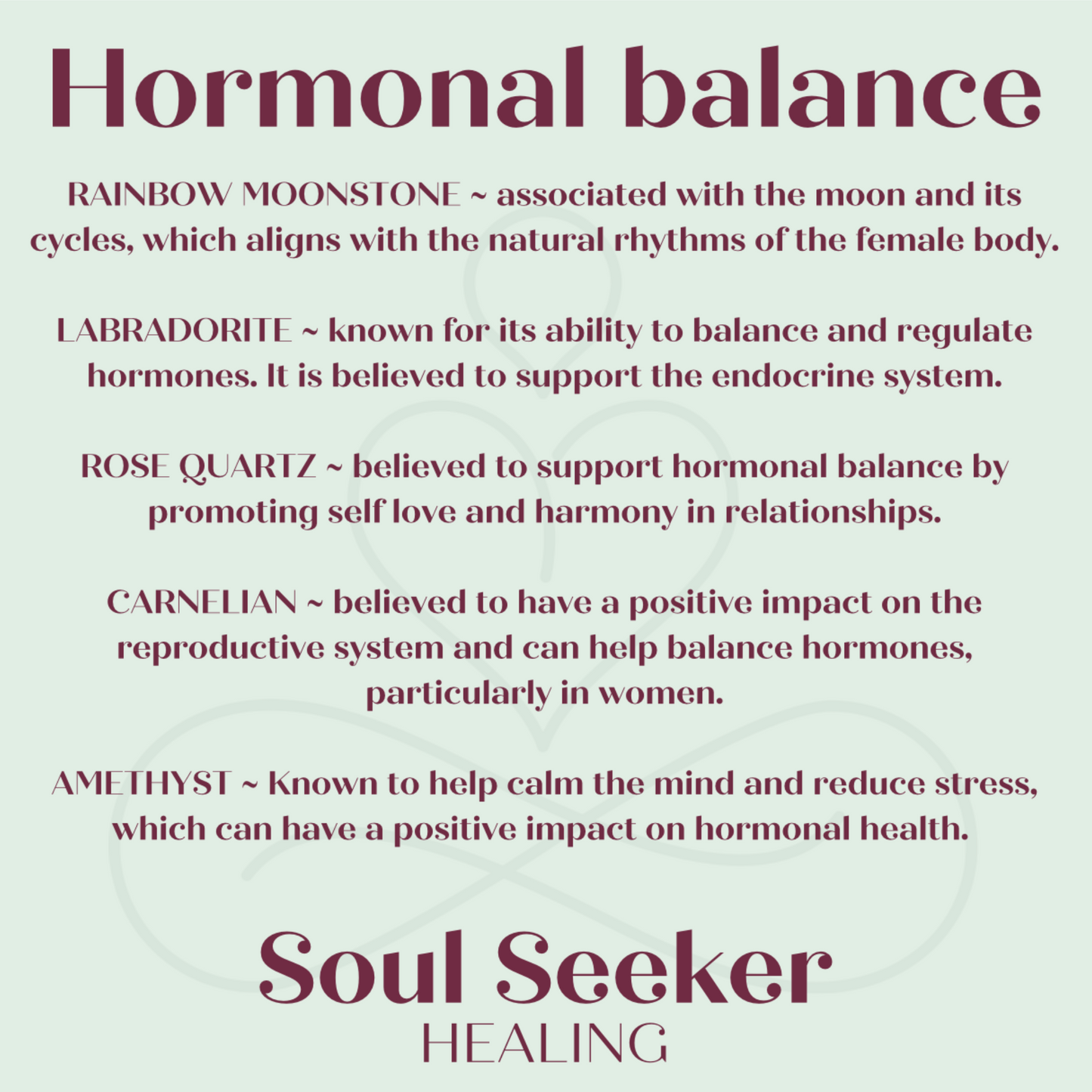 Hormonal balance bracelet