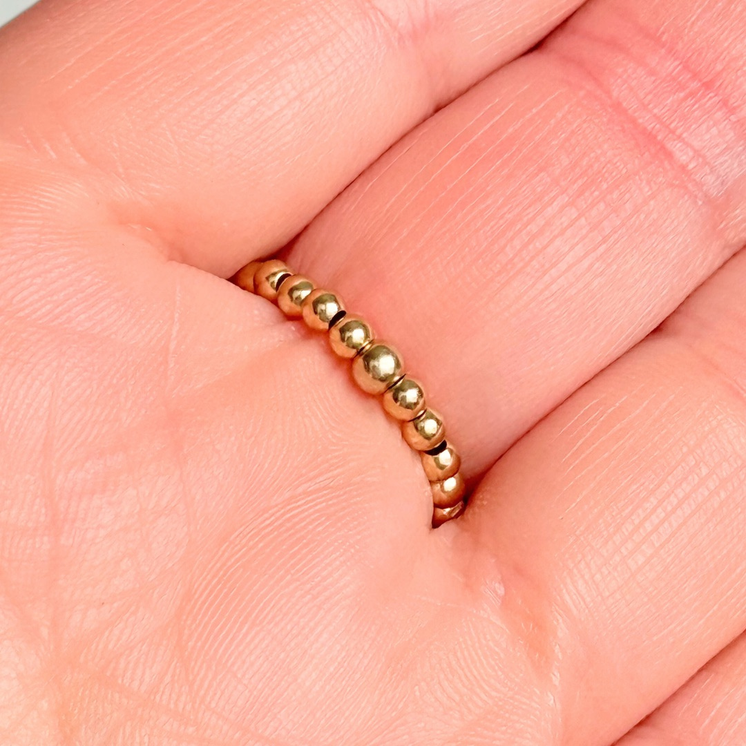 Ombré citrine, sunstone and carnelian gold vermeil ring
