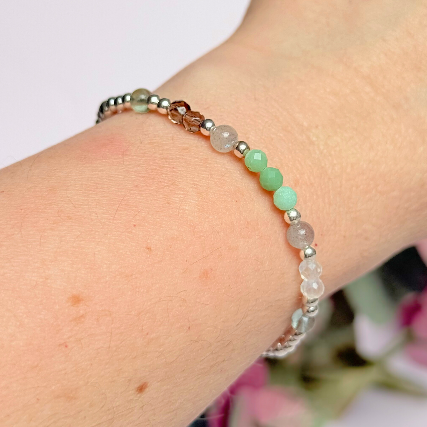 ‘Spring Equinox’ Inspired Spring Themed Crystal Bracelet