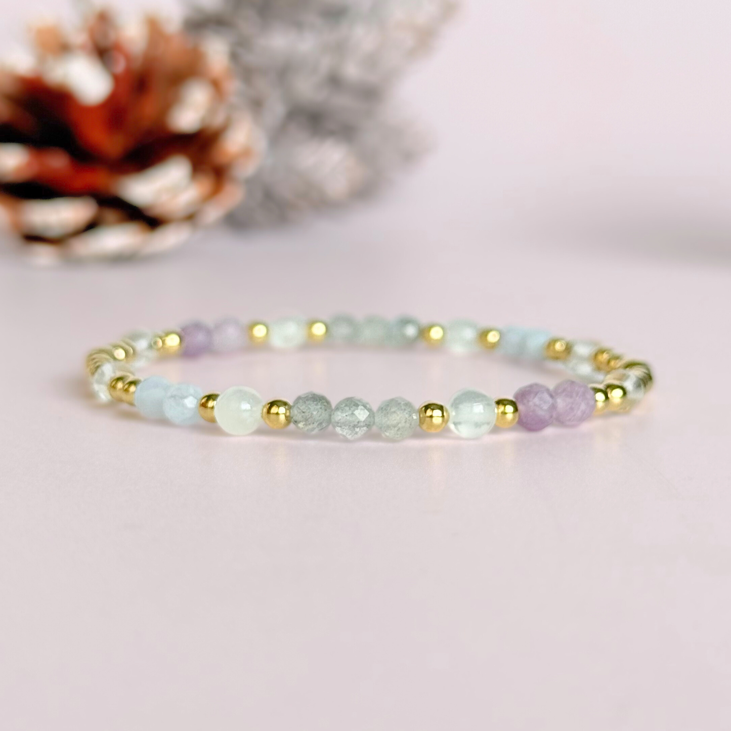 Silent Night festive crystal bracelet