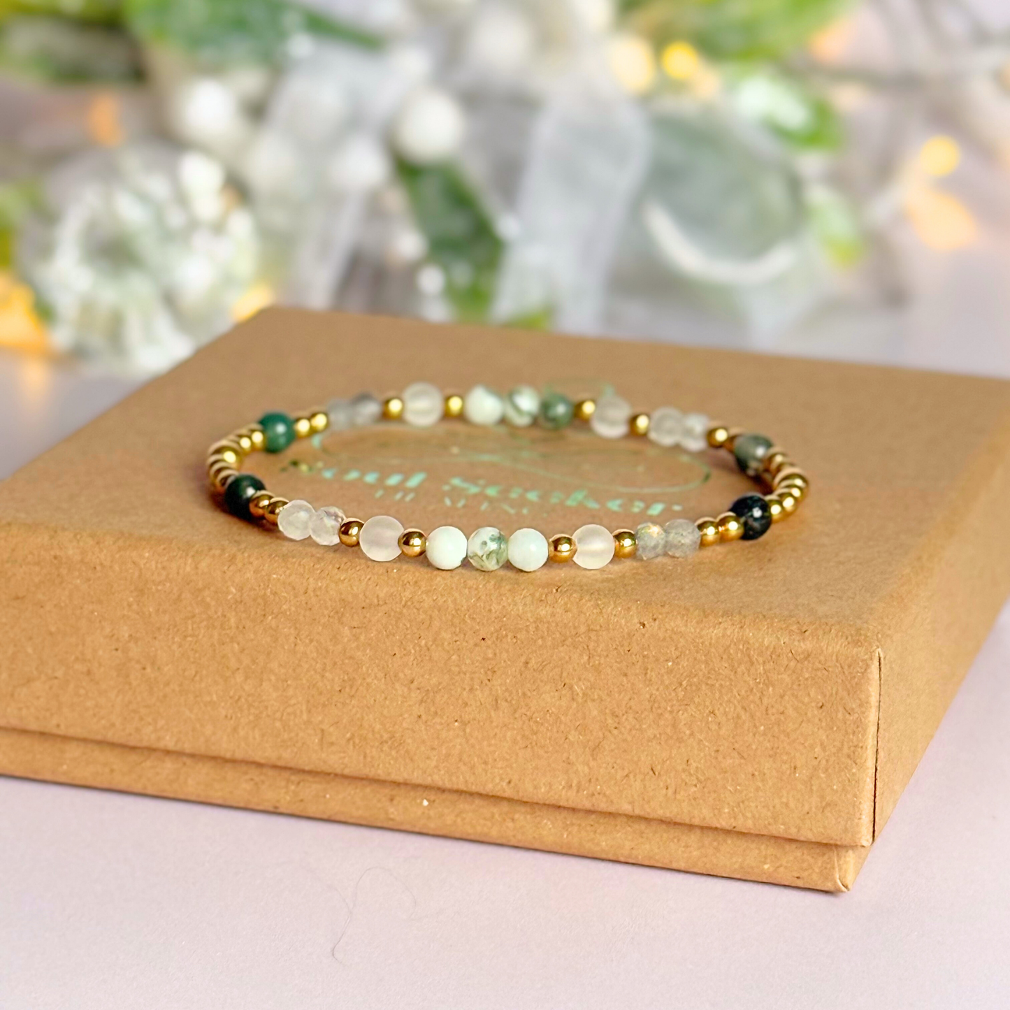Under The Mistletoe festive crystal bracelet