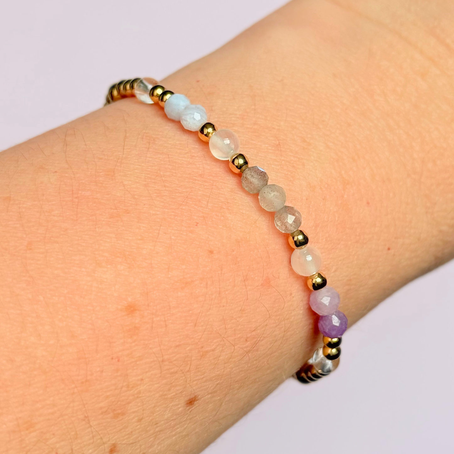 Silent Night festive crystal bracelet