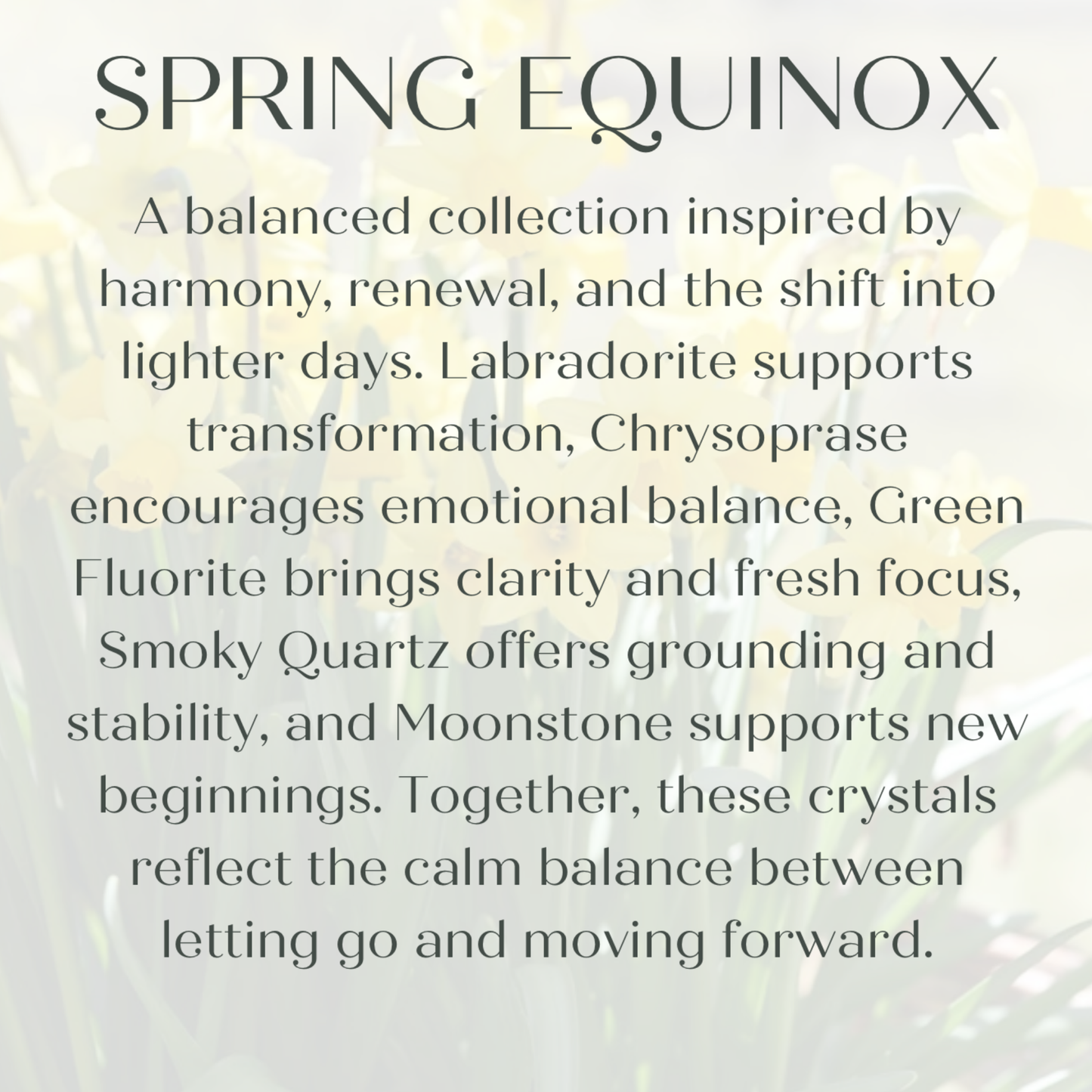 ‘Spring Equinox’ Inspired Spring Themed Crystal Bracelet