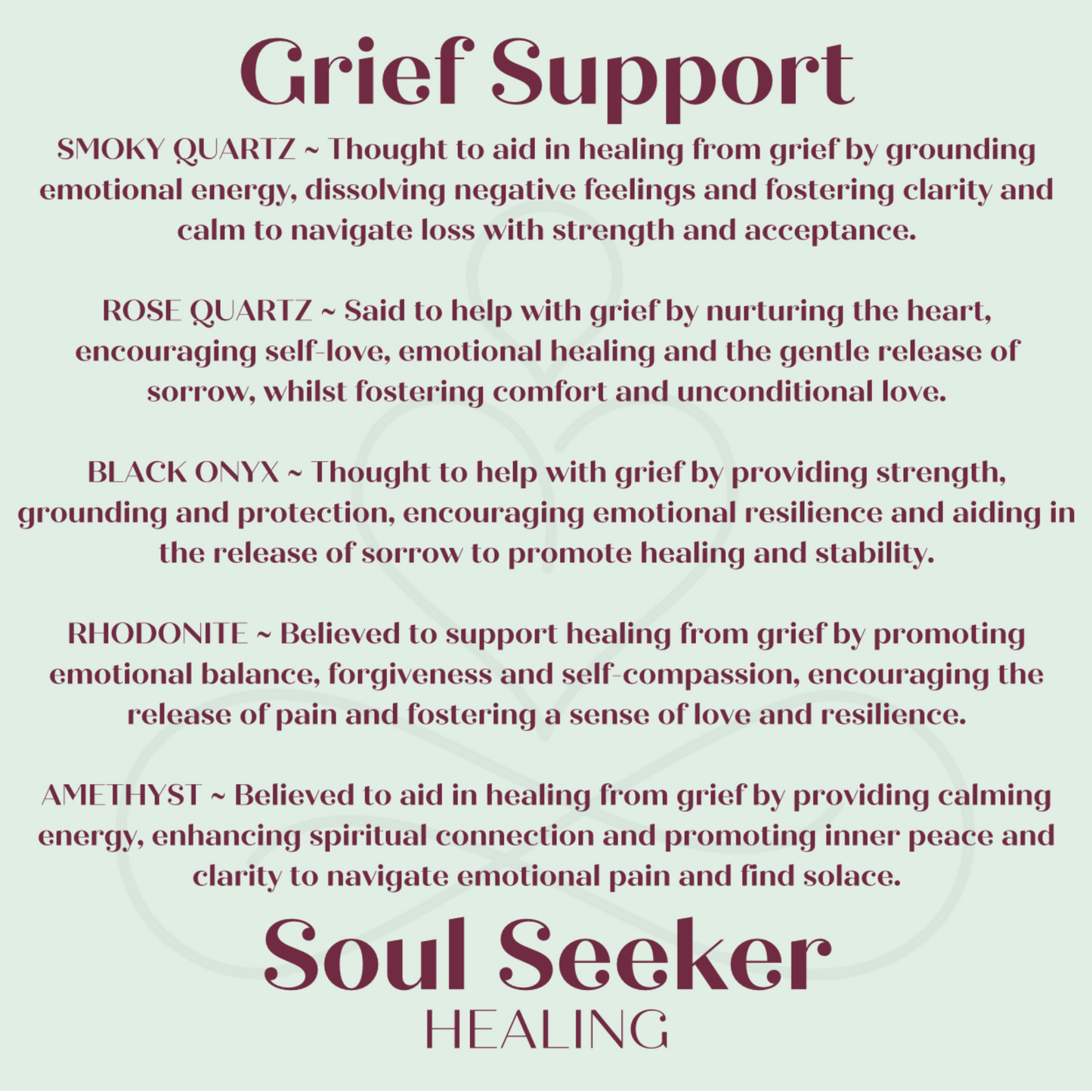 Grief support bracelet