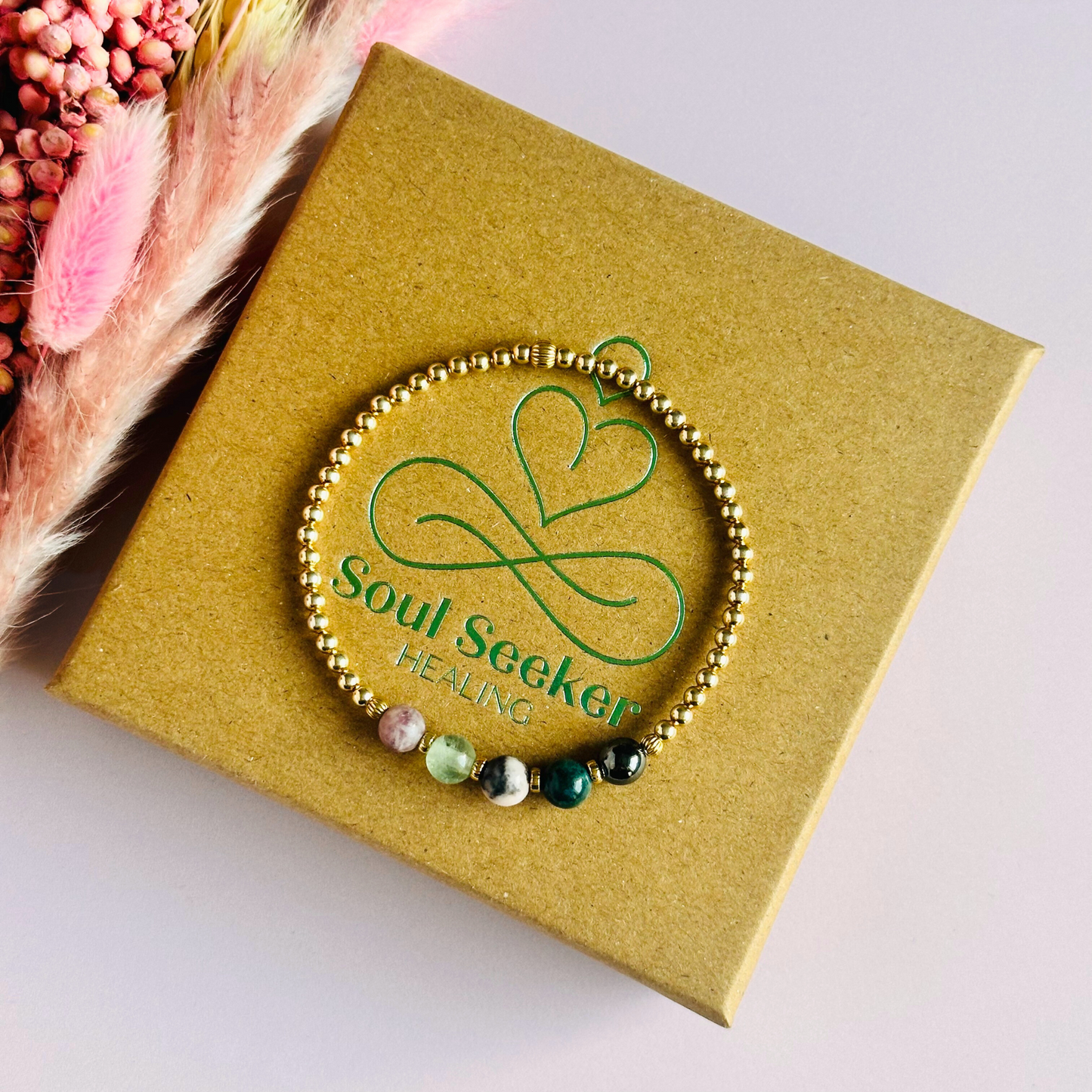 Gold vermeil focus bracelet