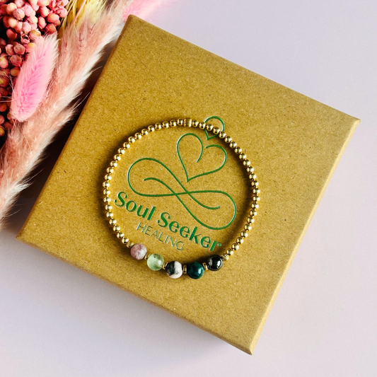 Gold vermeil focus bracelet