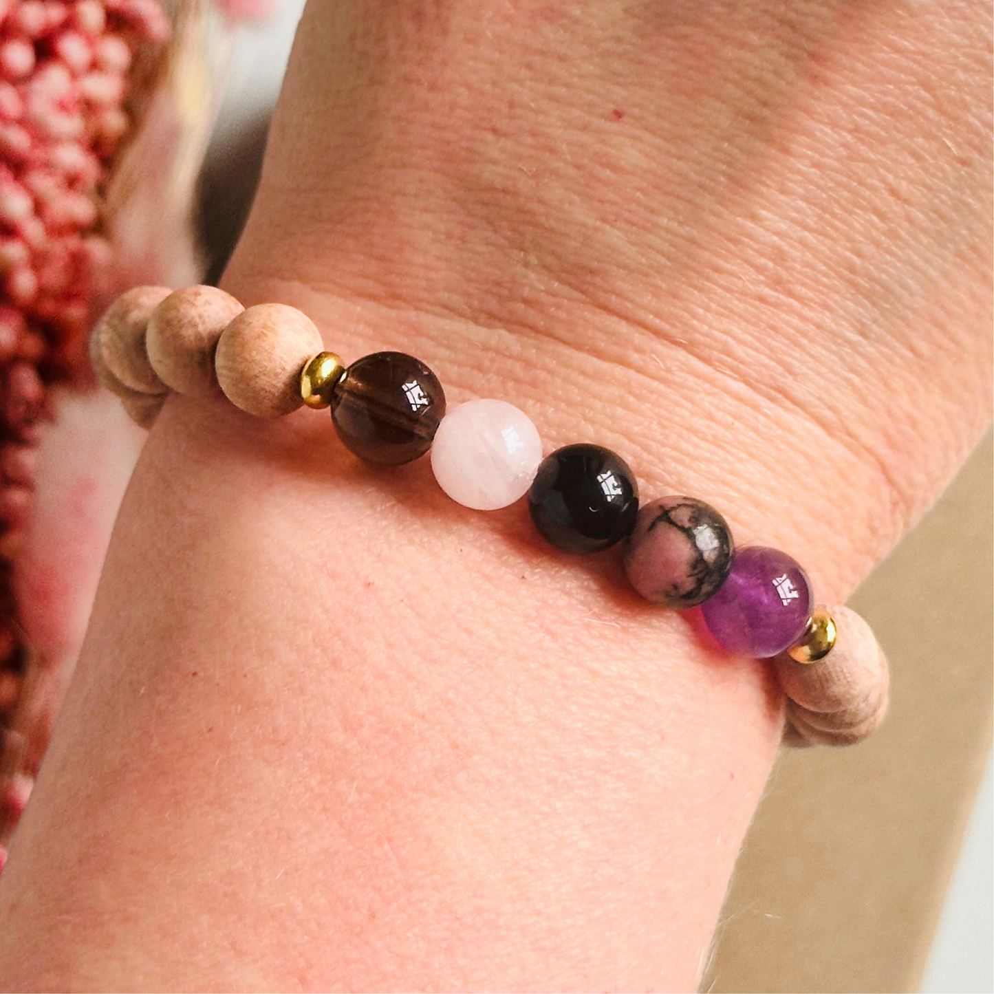 Grief support essential oil diffuser bracelet
