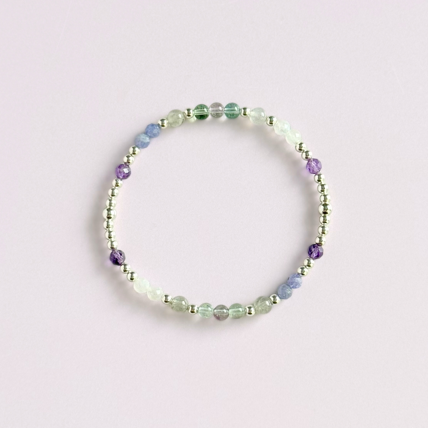 Northern Lights aurora borealis inspired crystal bracelet