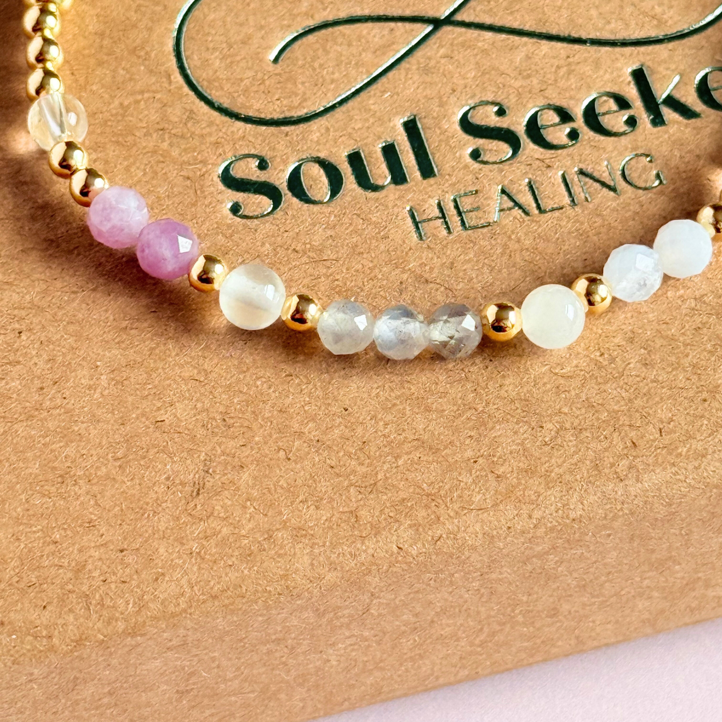 Silent Night festive crystal bracelet