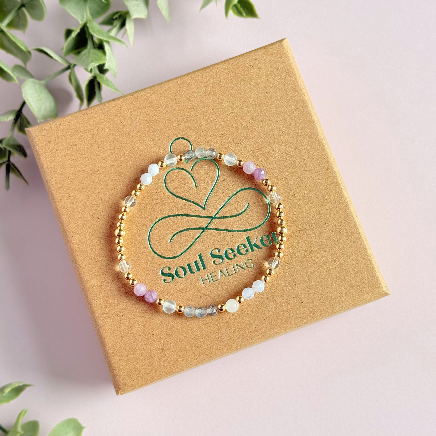 Silent Night festive crystal bracelet