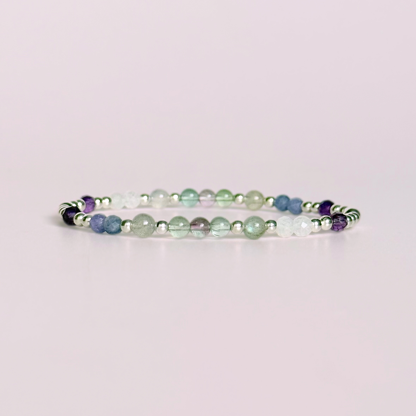 Northern Lights aurora borealis inspired crystal bracelet