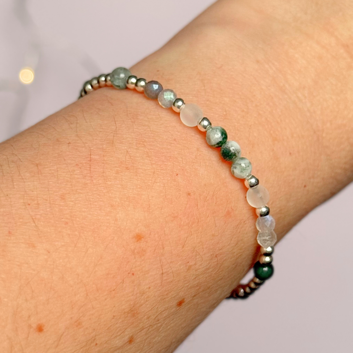 Under The Mistletoe festive crystal bracelet