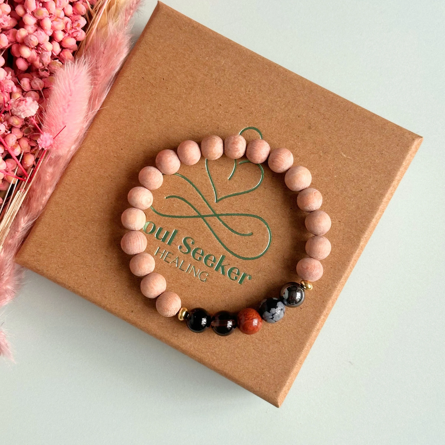 Grounding essential oil diffuser bracelet