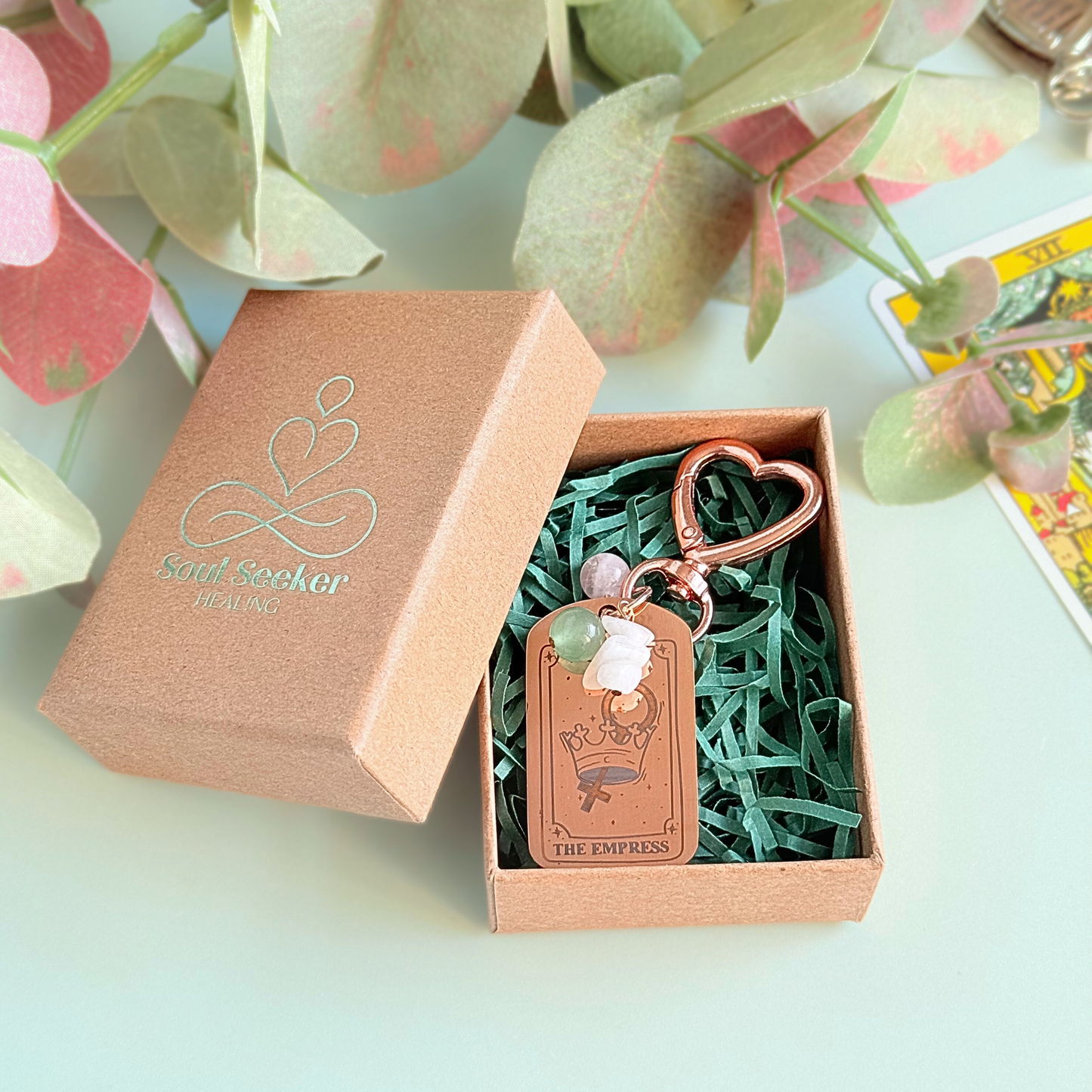 The Empress Tarot Card Keyring