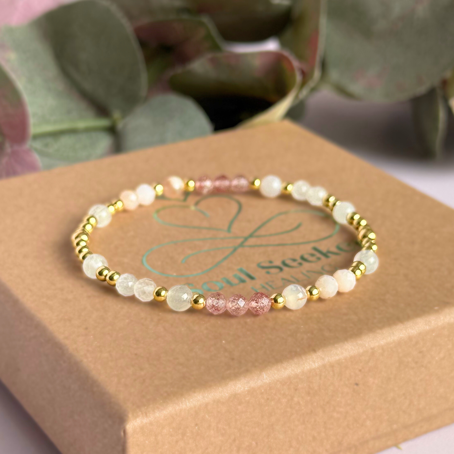 ‘Spring Blossom’ Inspired Spring Themed Crystal Bracelet