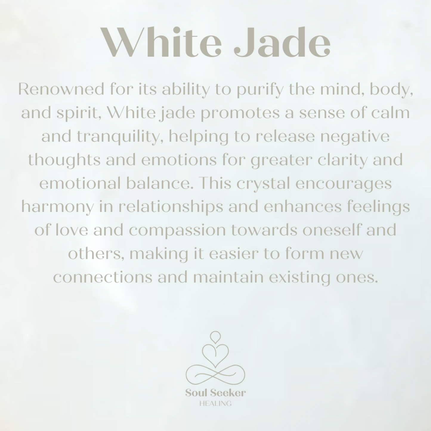 White jade properties, white jade healing benefits