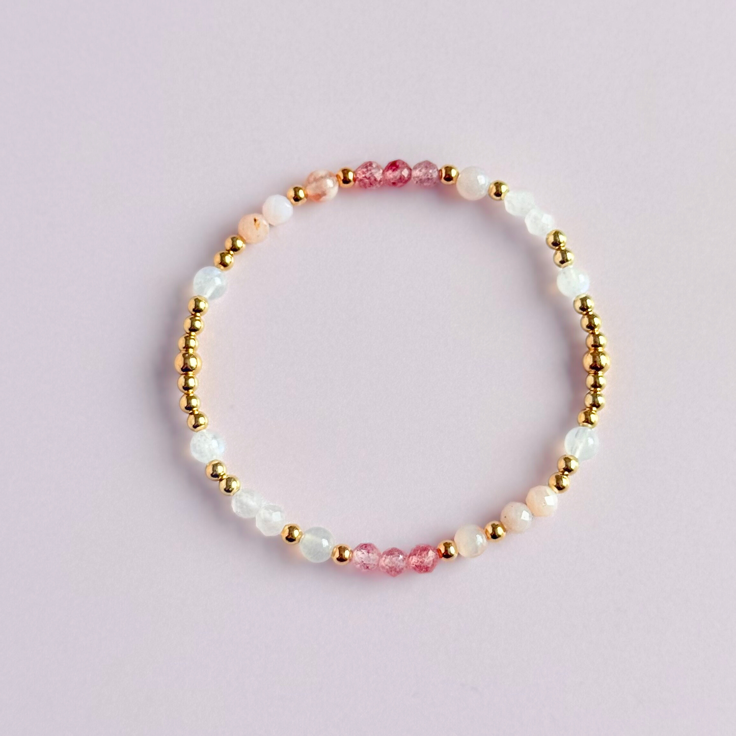‘Spring Blossom’ Inspired Spring Themed Crystal Bracelet