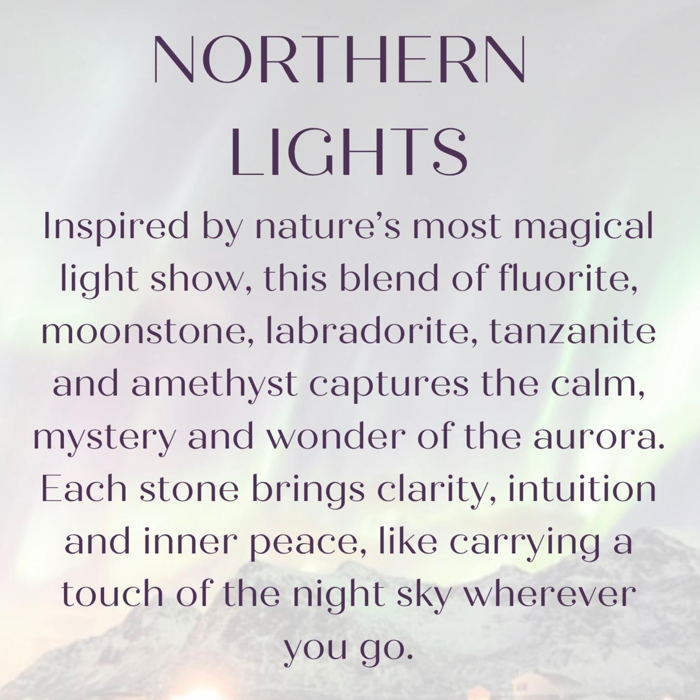 Northern Lights aurora borealis inspired crystal bracelet