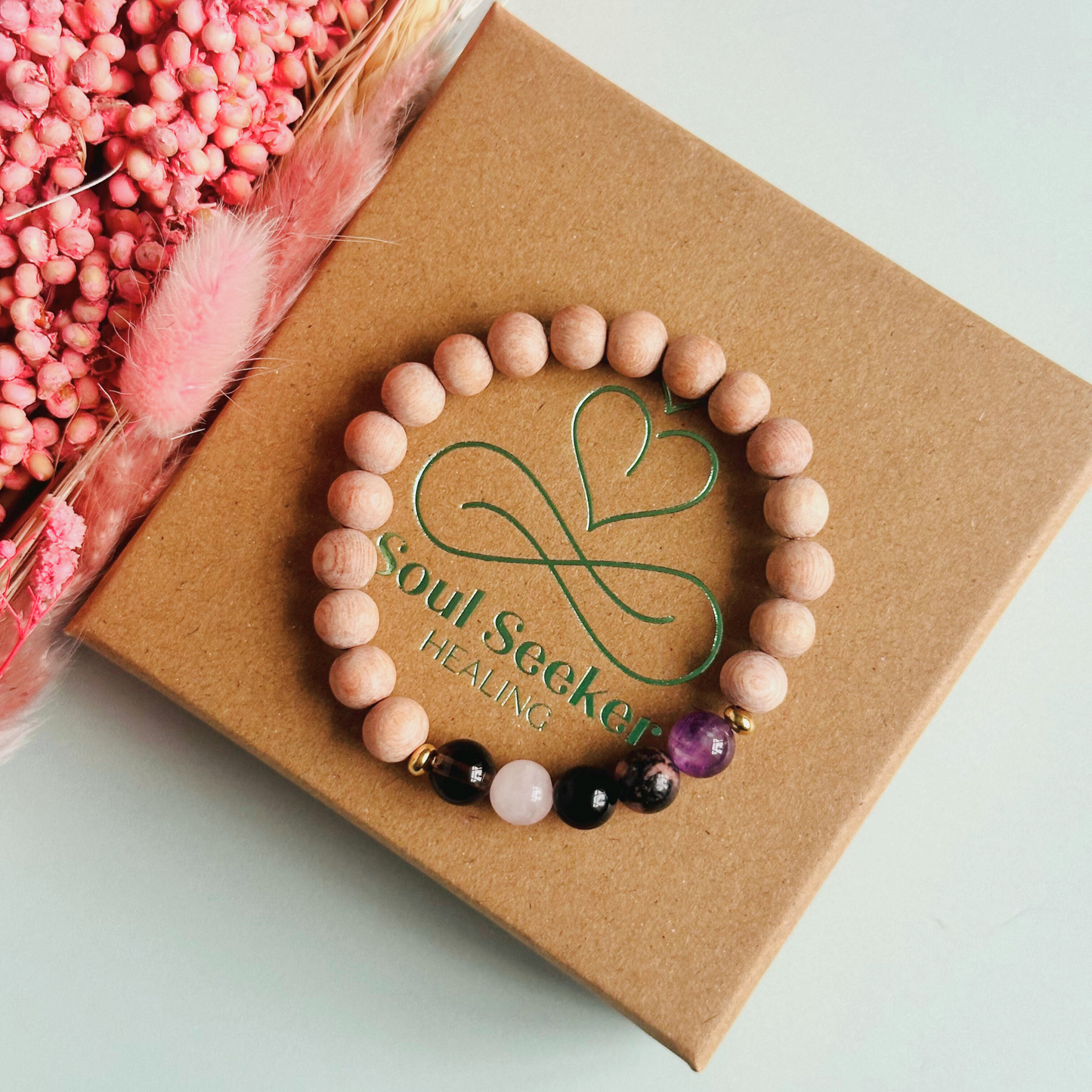 Grief support essential oil diffuser bracelet