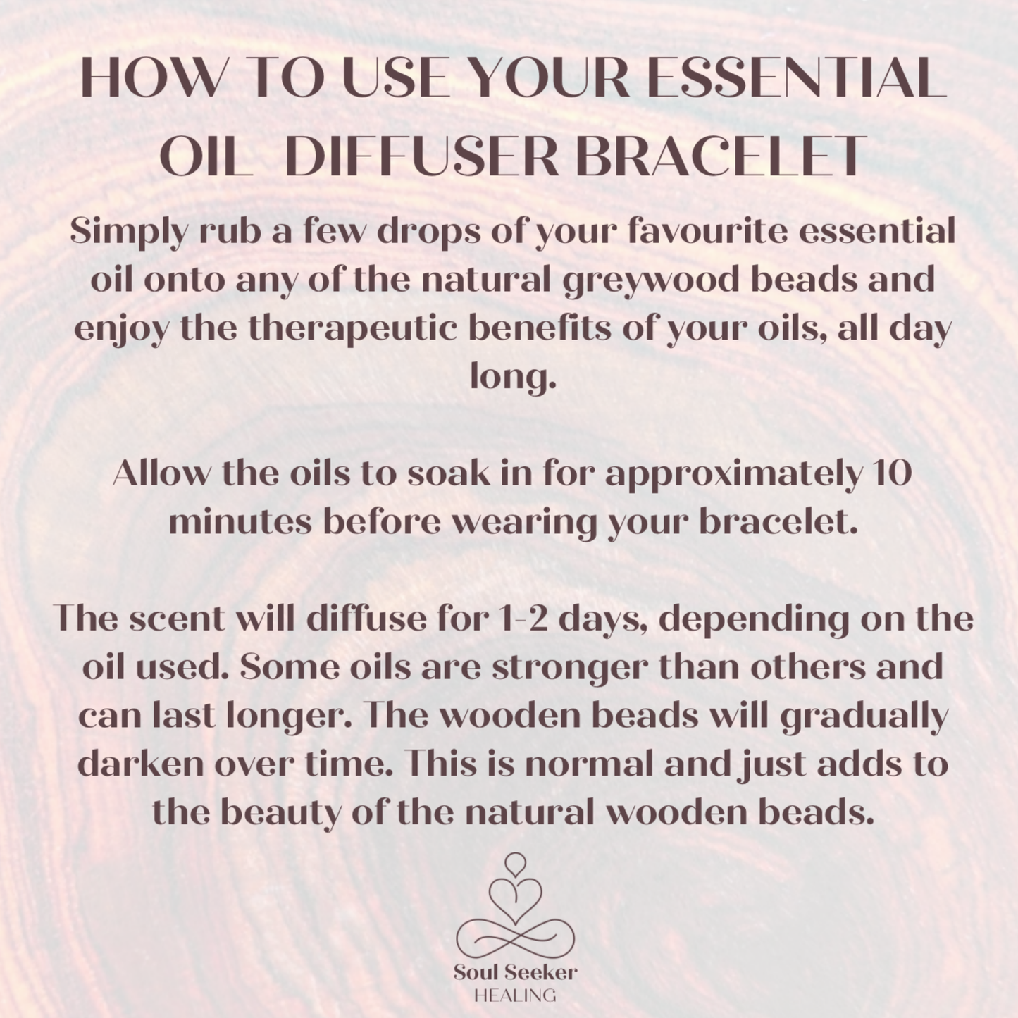 Rhodonite essential oil aromatherapy diffuser bracelet