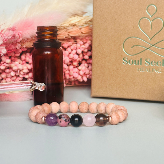 Grief support essential oil diffuser bracelet