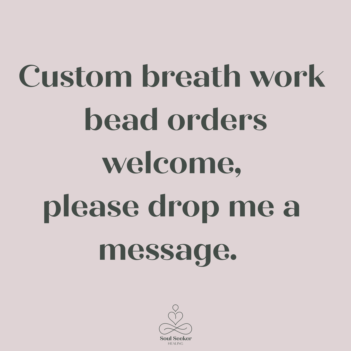 Self Love 4-4-4 breath work beads. Crystal breathing keyring