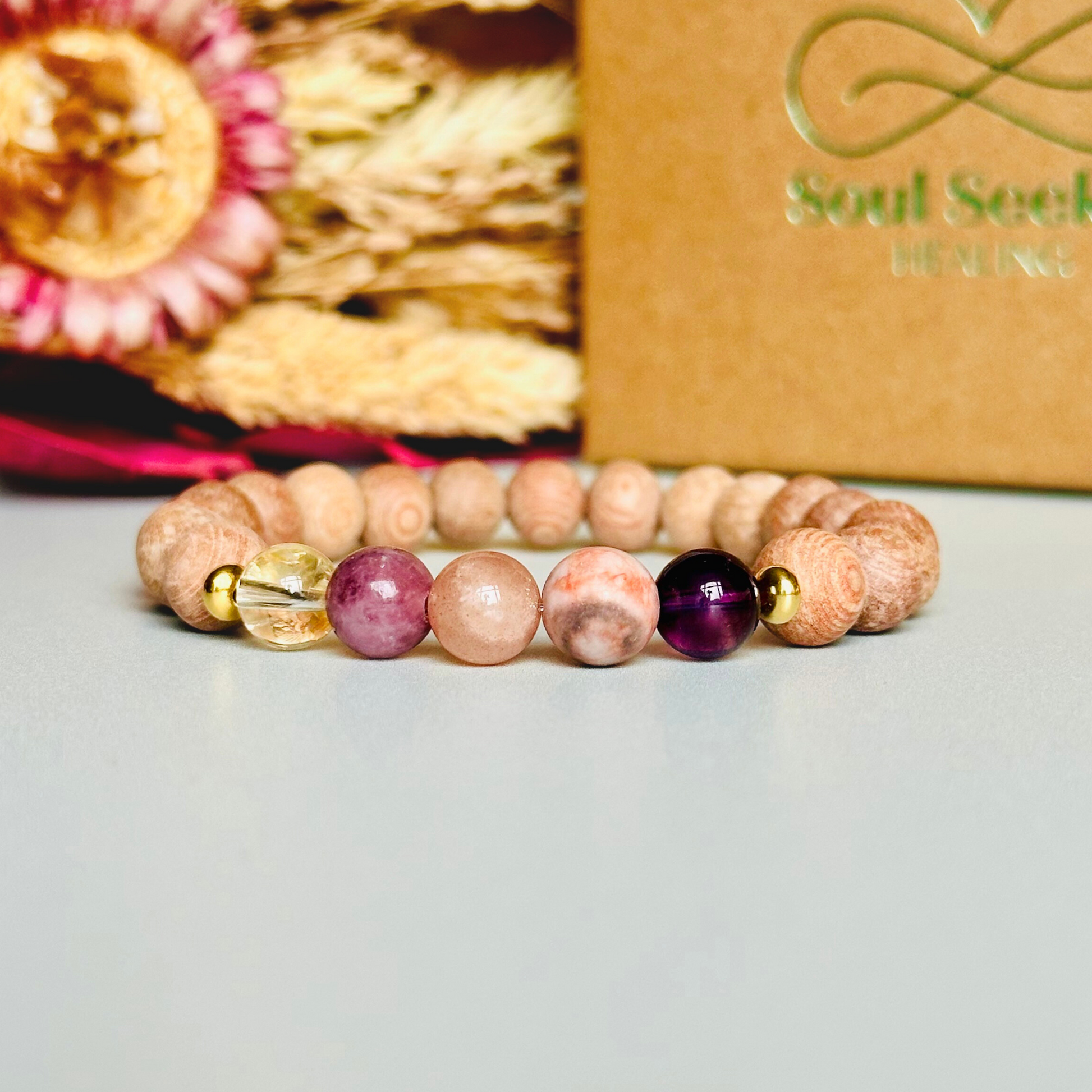 Menopause bracelet, bracelet for menopause, essential oil bracelet, diffuser bracelet, crystals for menopause, menopause gift, bracelet for essential oils, menopause gift