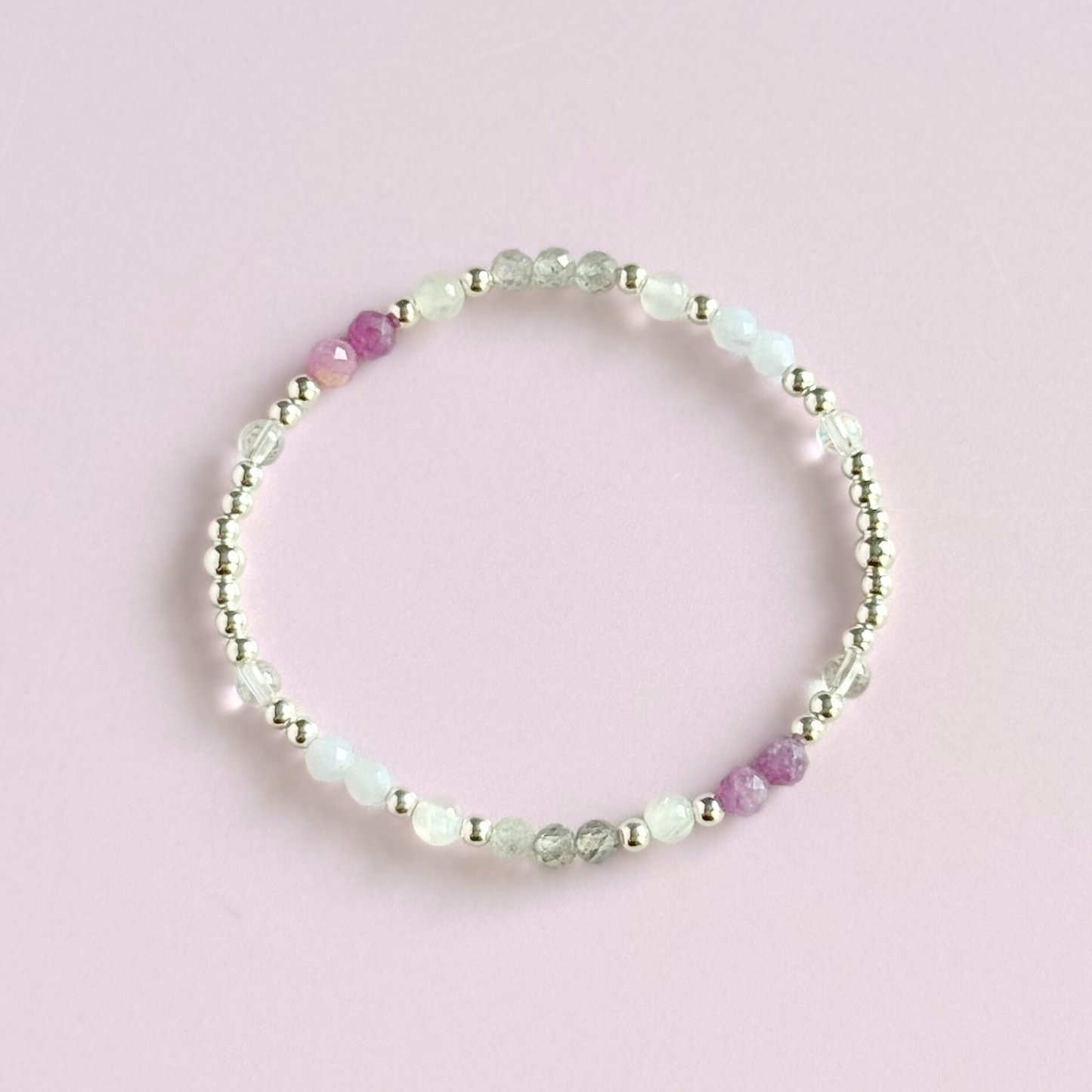 Silent Night festive crystal bracelet