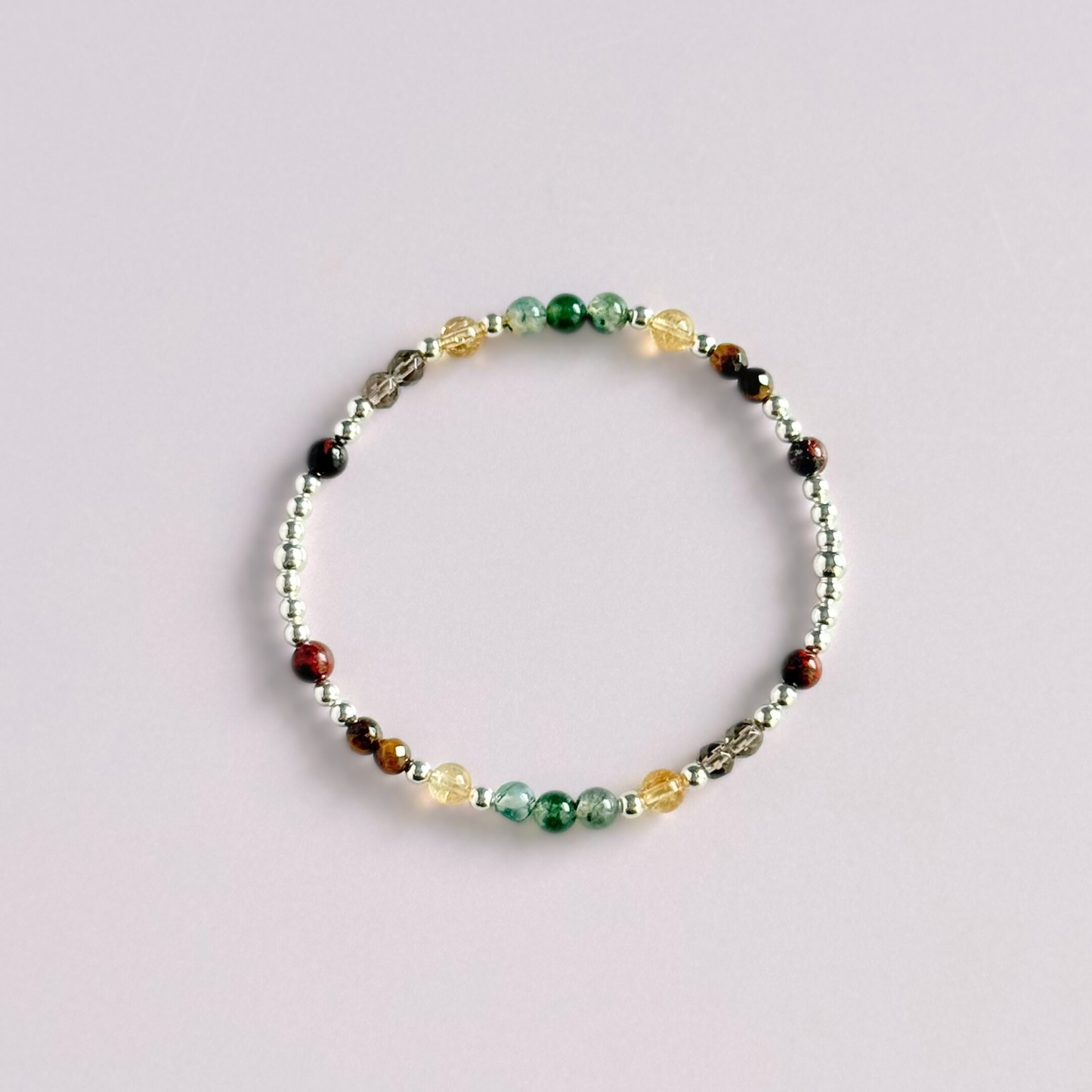 ‘Harvest Moon’ autumn inspired crystal bracelet