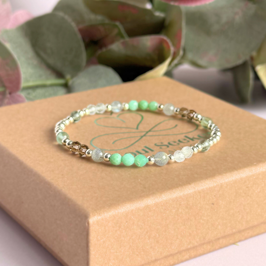 ‘Spring Equinox’ Inspired Spring Themed Crystal Bracelet