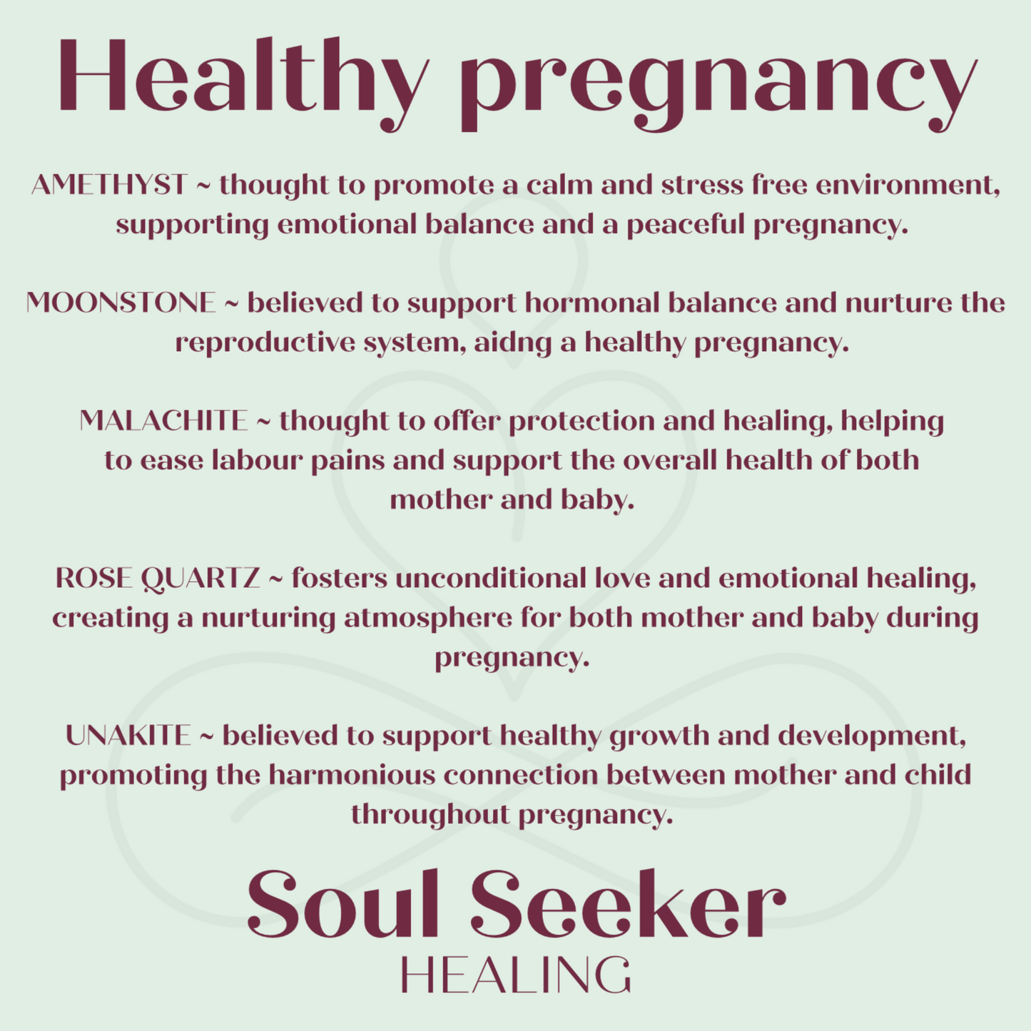 Pregnancy crystals, healthy pregnancy