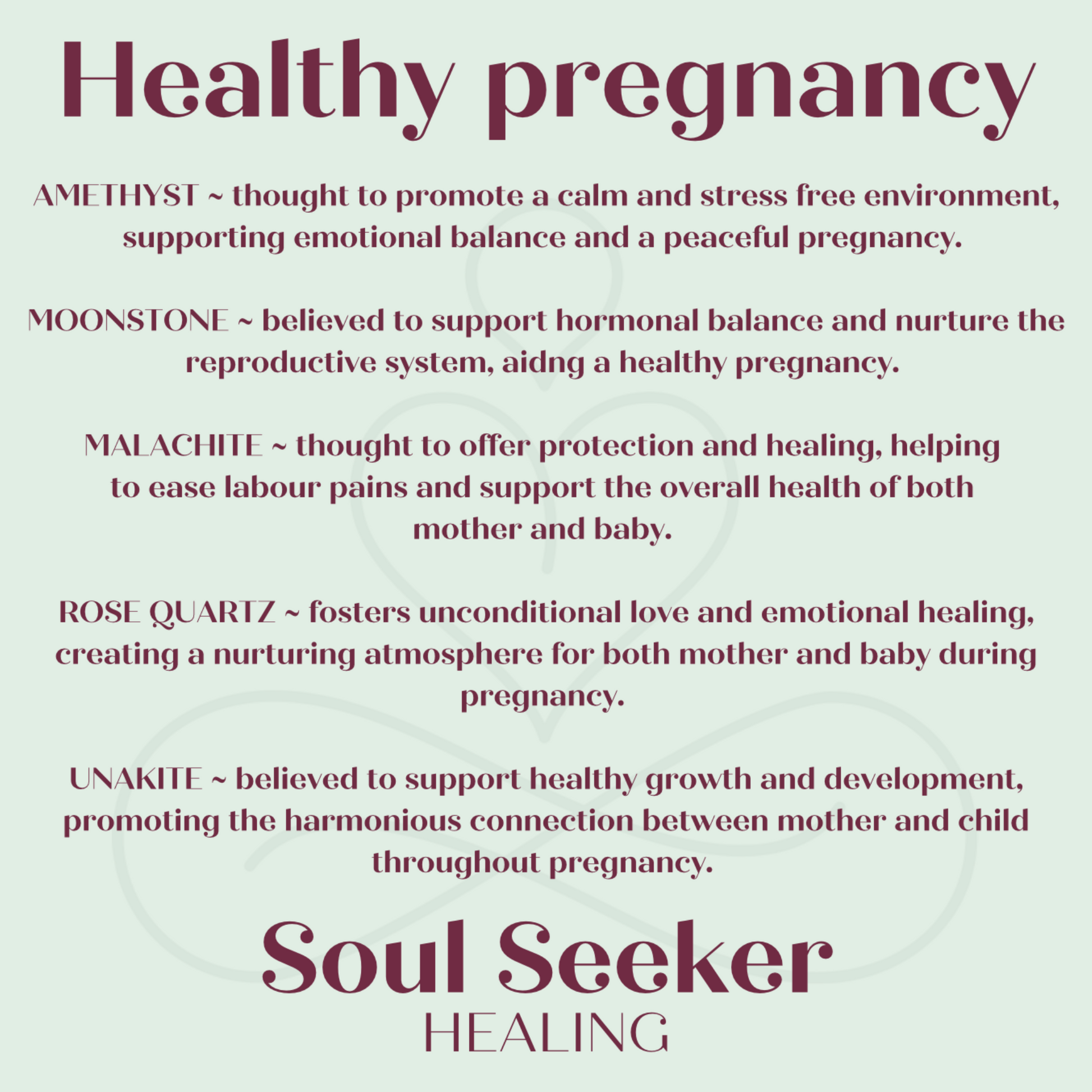 Pregnancy crystals, healthy pregnancy