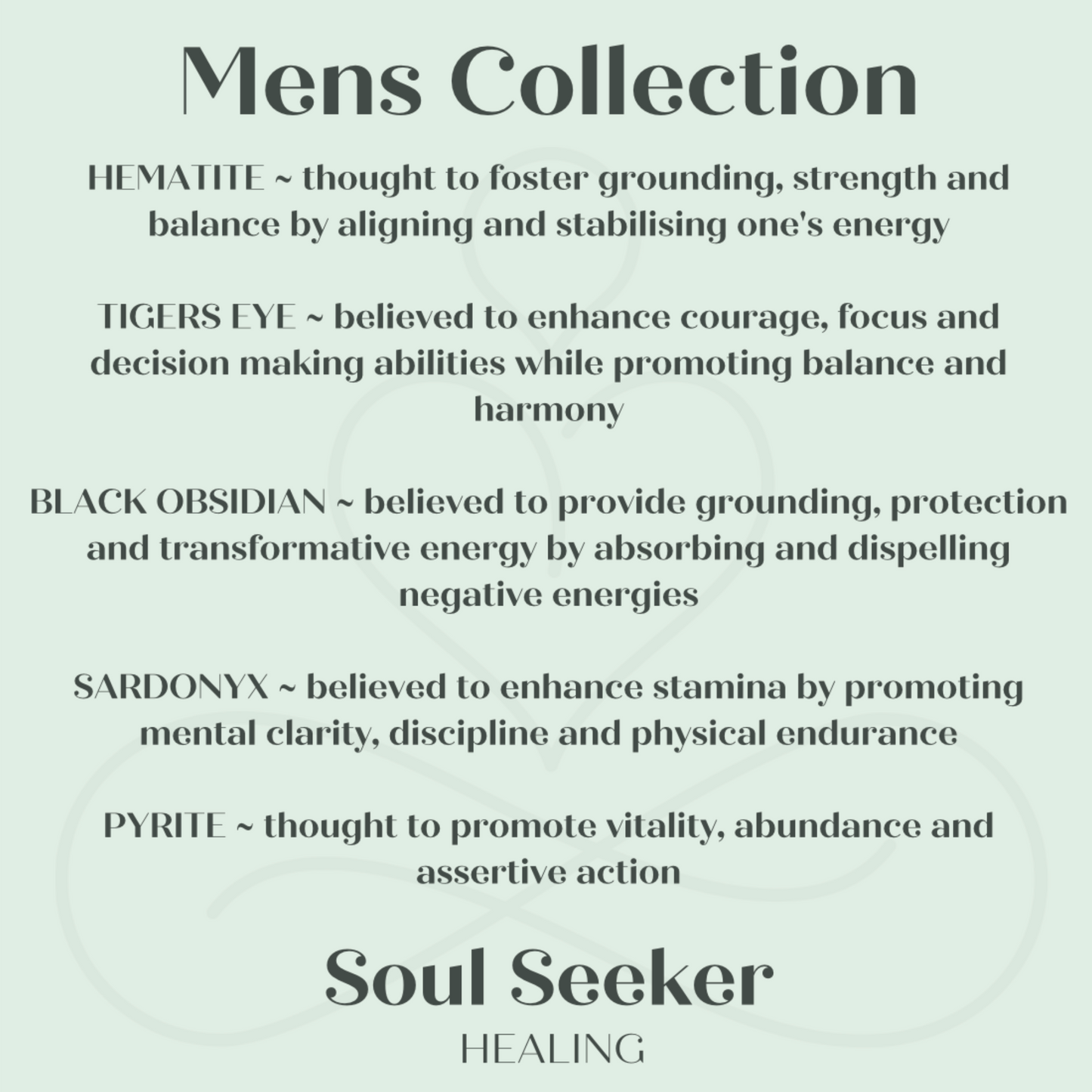 Crystals for men