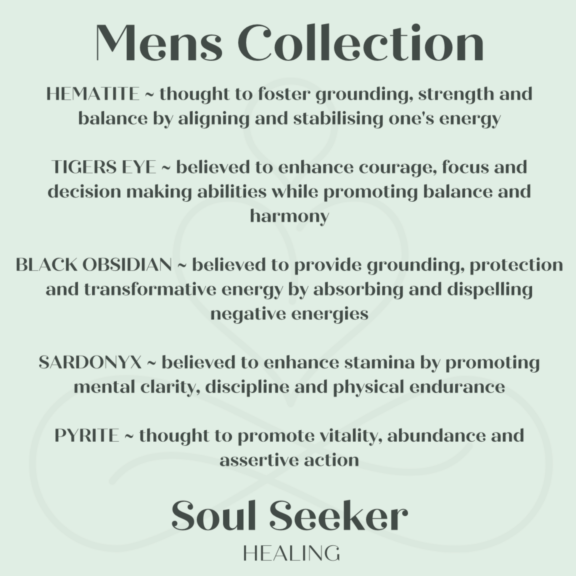 Crystals for men