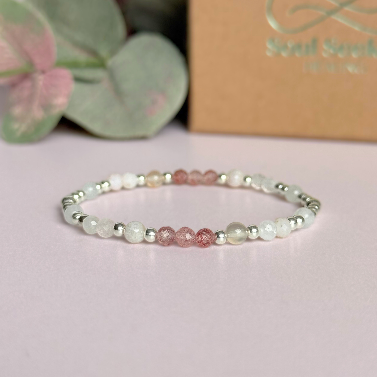 ‘Spring Blossom’ Inspired Spring Themed Crystal Bracelet