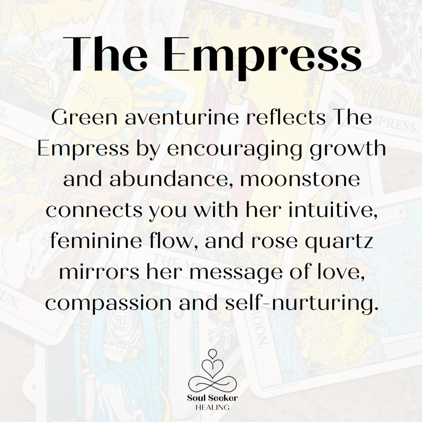 The Empress Tarot Card Keyring