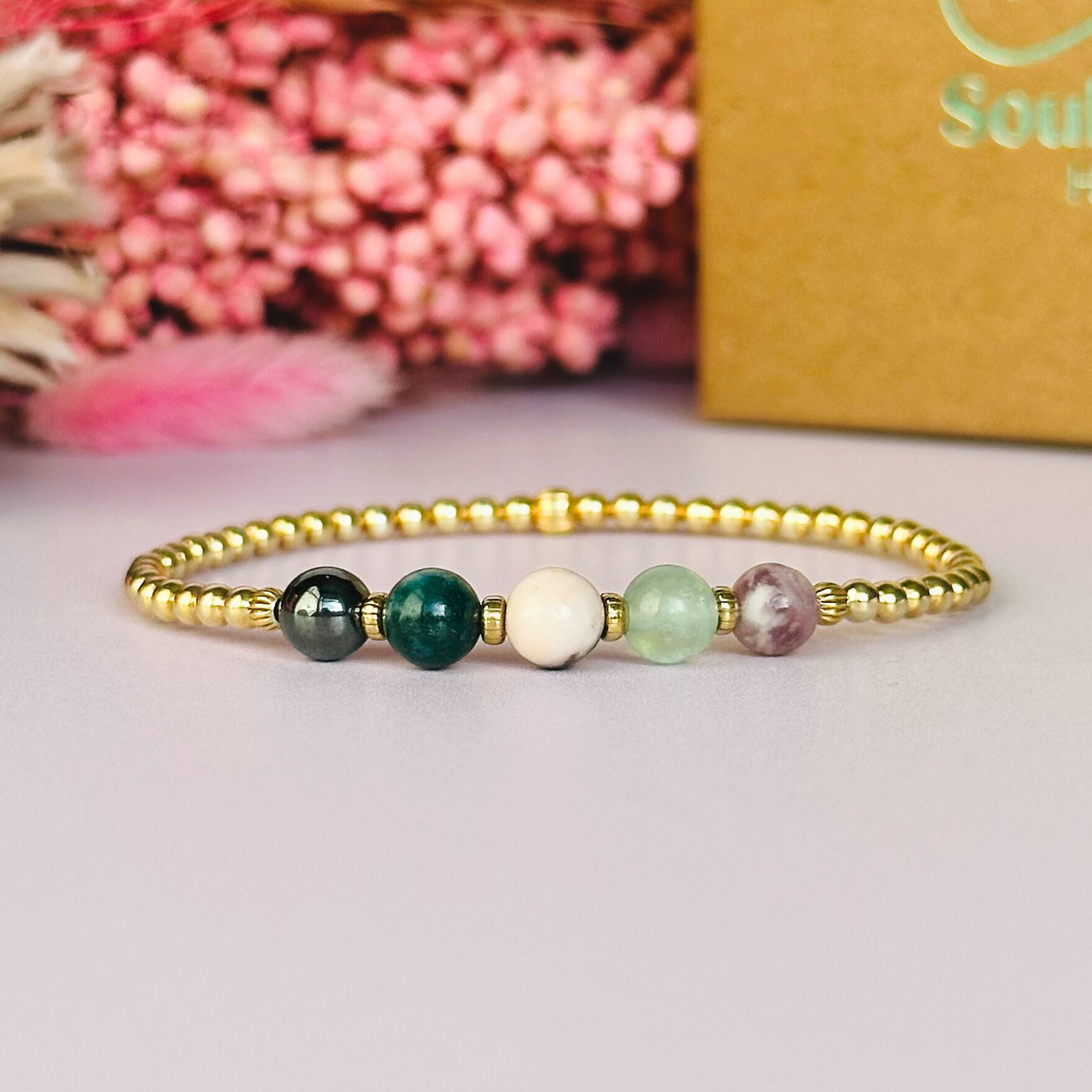 Gold vermeil focus bracelet