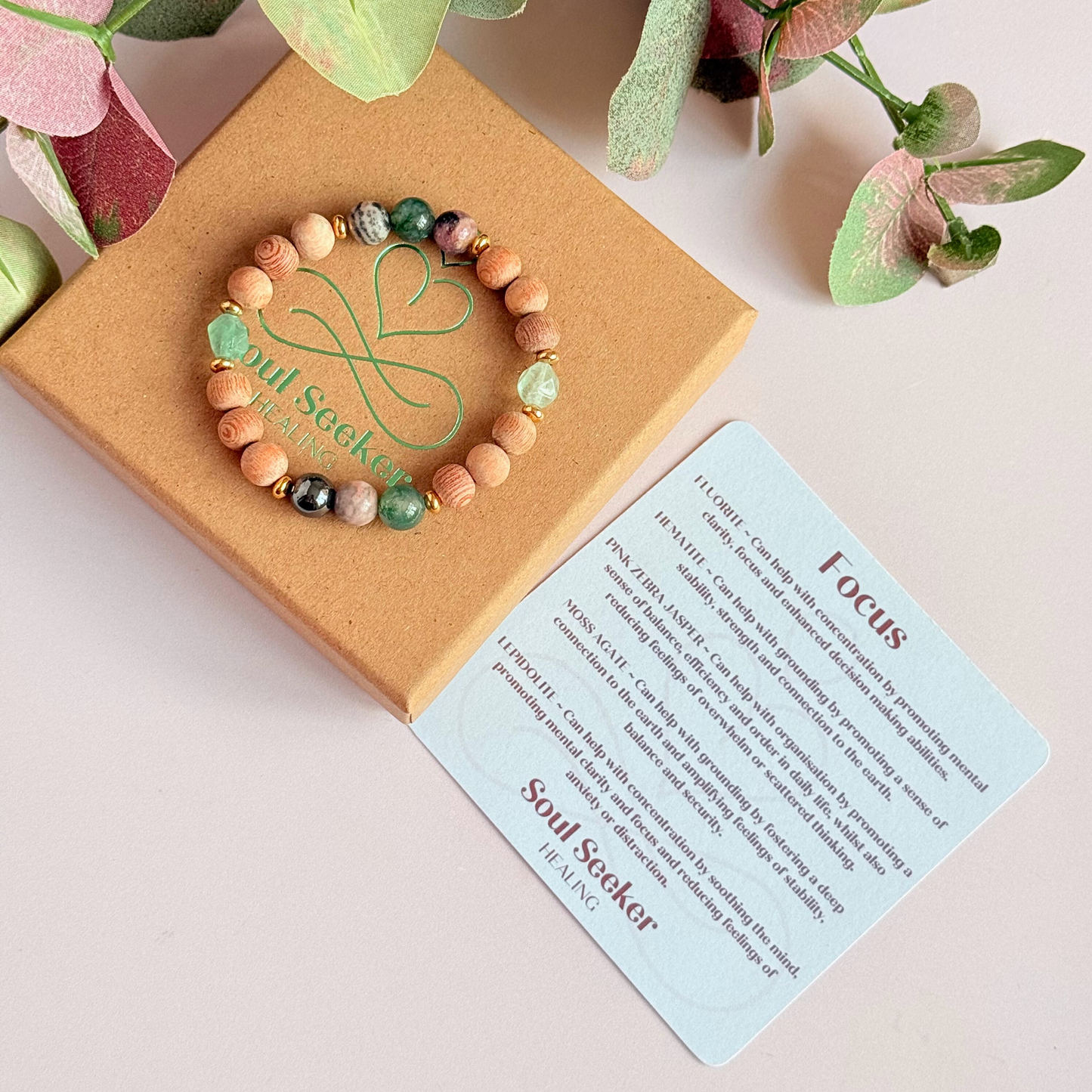 Focus essential oil diffuser bracelet