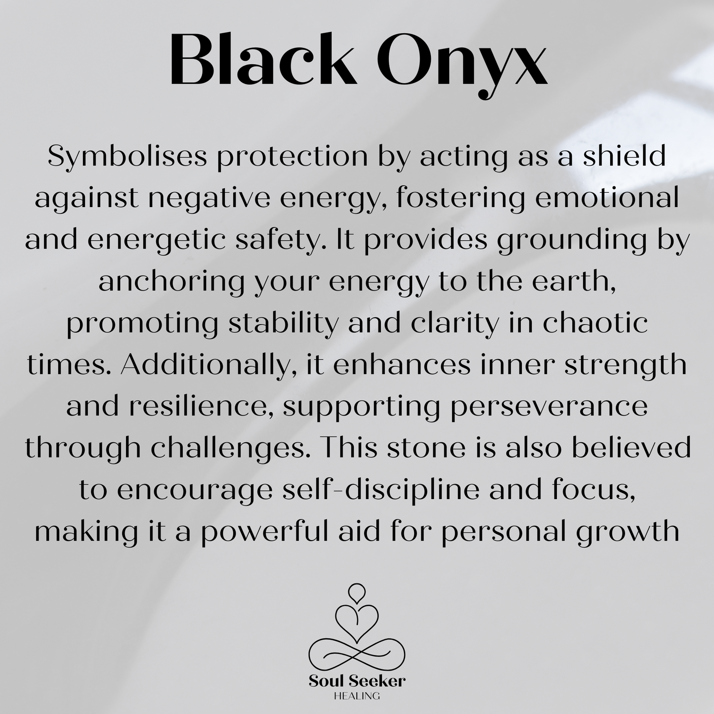 Black onyx properties, black onyx benefits