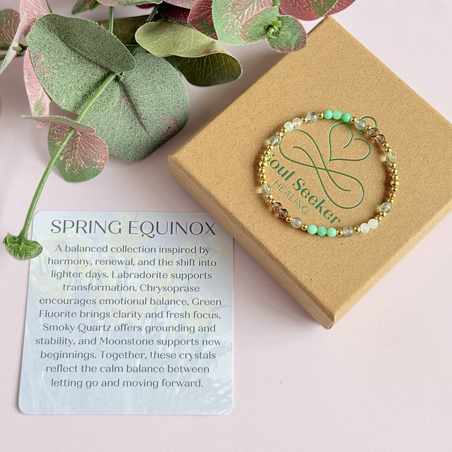 ‘Spring Equinox’ Inspired Spring Themed Crystal Bracelet