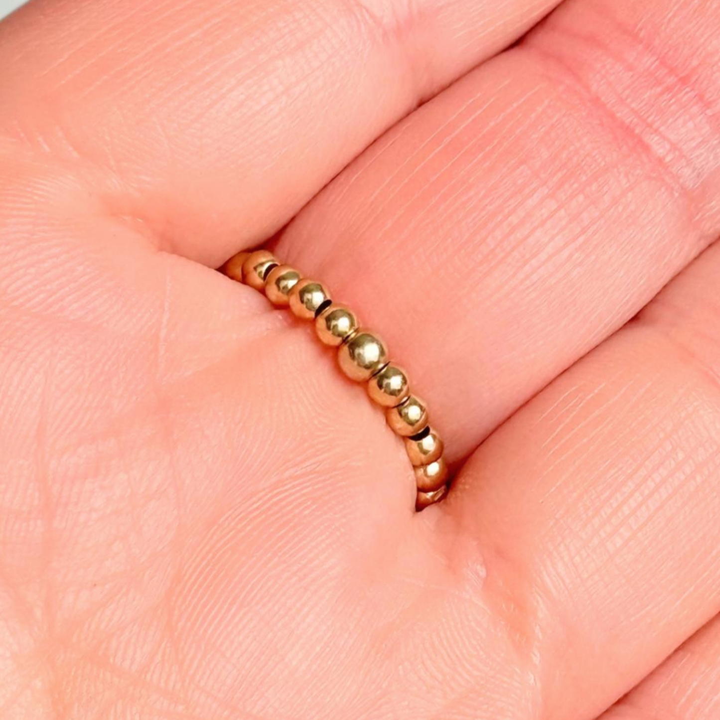 Dainty amethyst gold vermeil ring