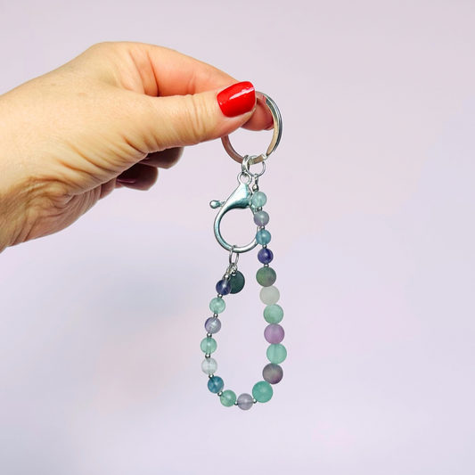 Fluorite 4-7-8 breath work beads