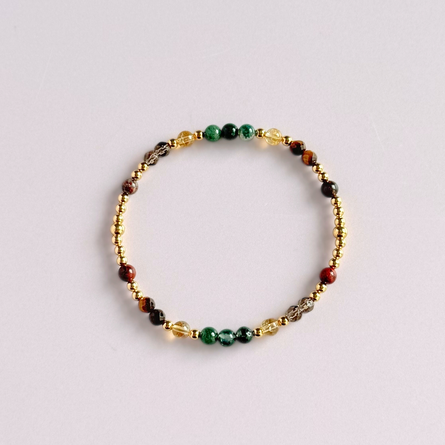 ‘Harvest Moon’ autumn inspired crystal bracelet