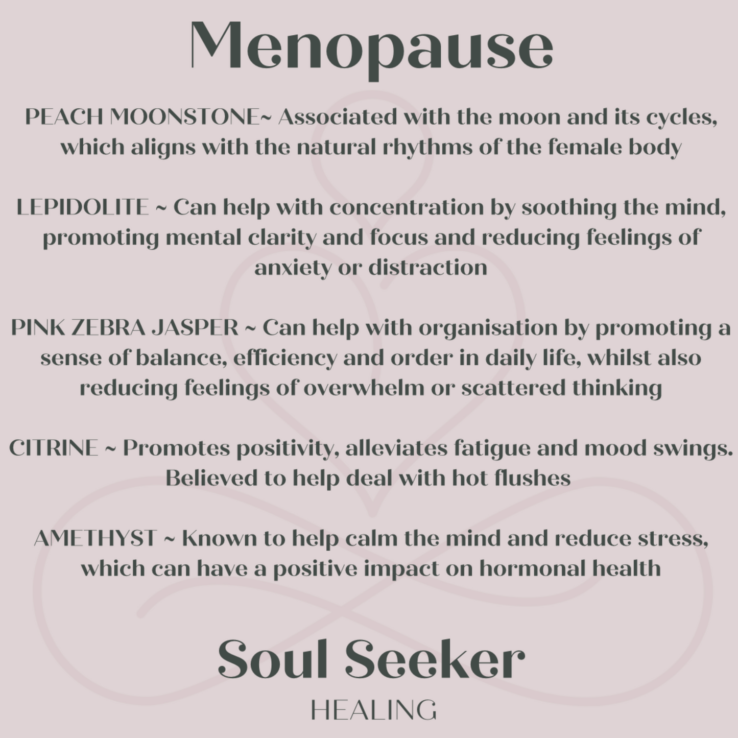 Sterling silver menopause bracelet